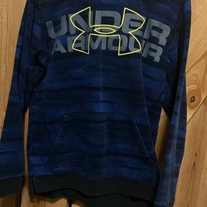 Under Armour Blue and Yellow Hoodie
